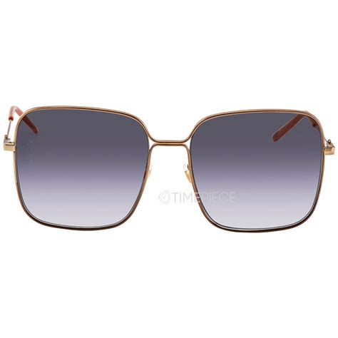 gg0443s gucci|Gucci Blue Gradient Square Ladies Sunglasses GG0443S 001 .